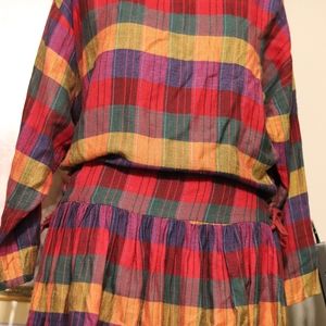 Cotton pickers vintage midi dress